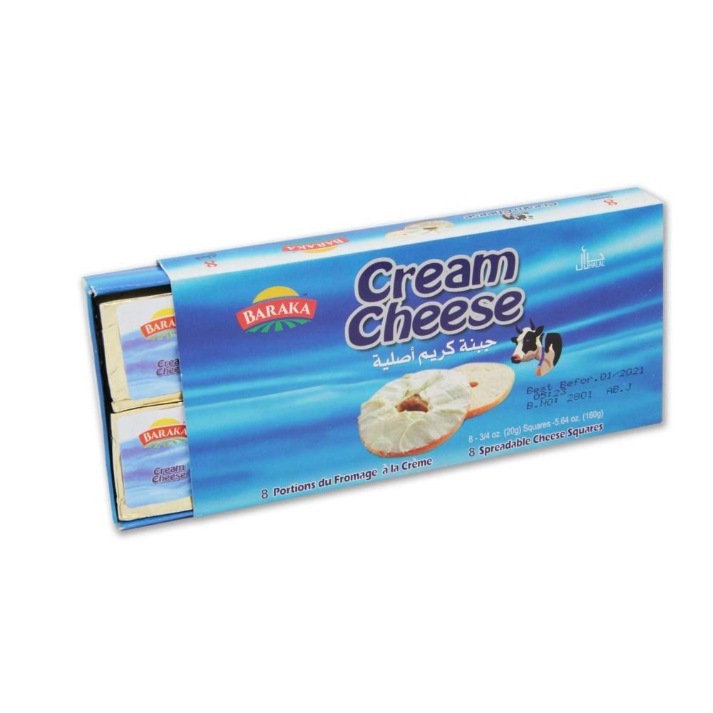 Baraka Spreadable Cream Cheese Squares - 160