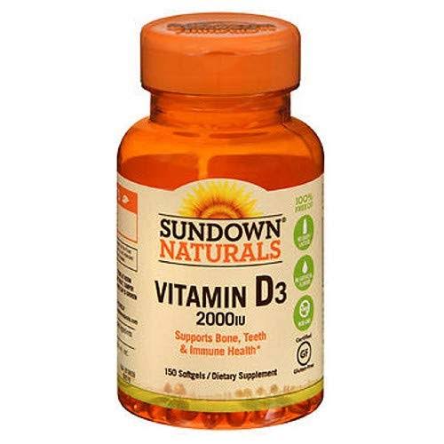 Sundown Naturals Vitamin D3 - 2000IU, x150