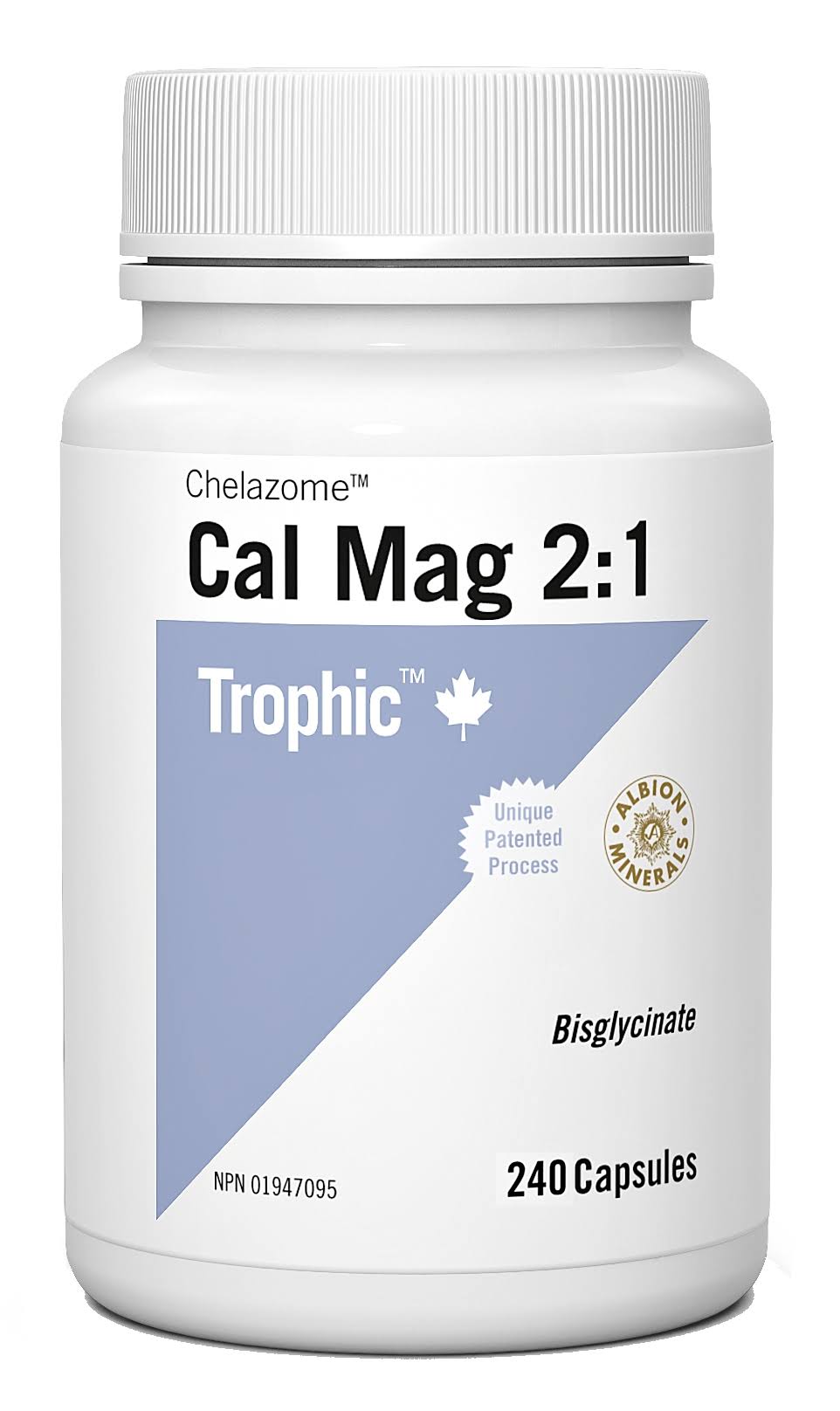 Trophic Cal-Mag Chelazome 2 TO1 240 Caps
