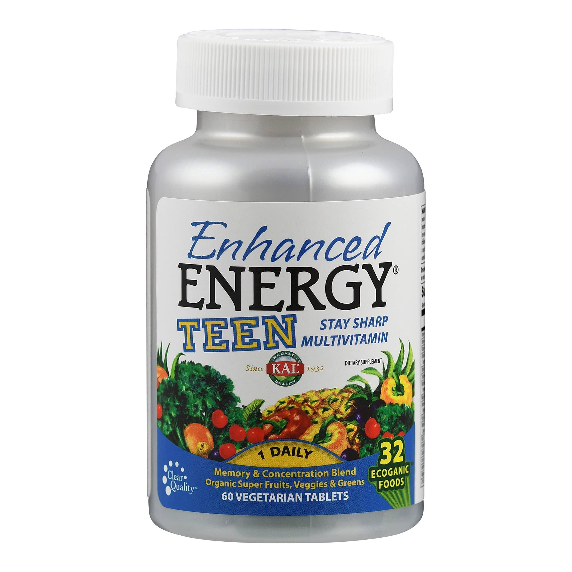 Enhanced Energy Teen Complete Dietary Supplement - 60 Tablets