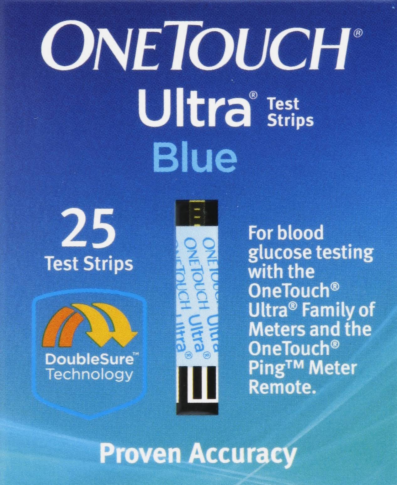 One Touch Ultra Blue Test Strips - 25 Test Strips