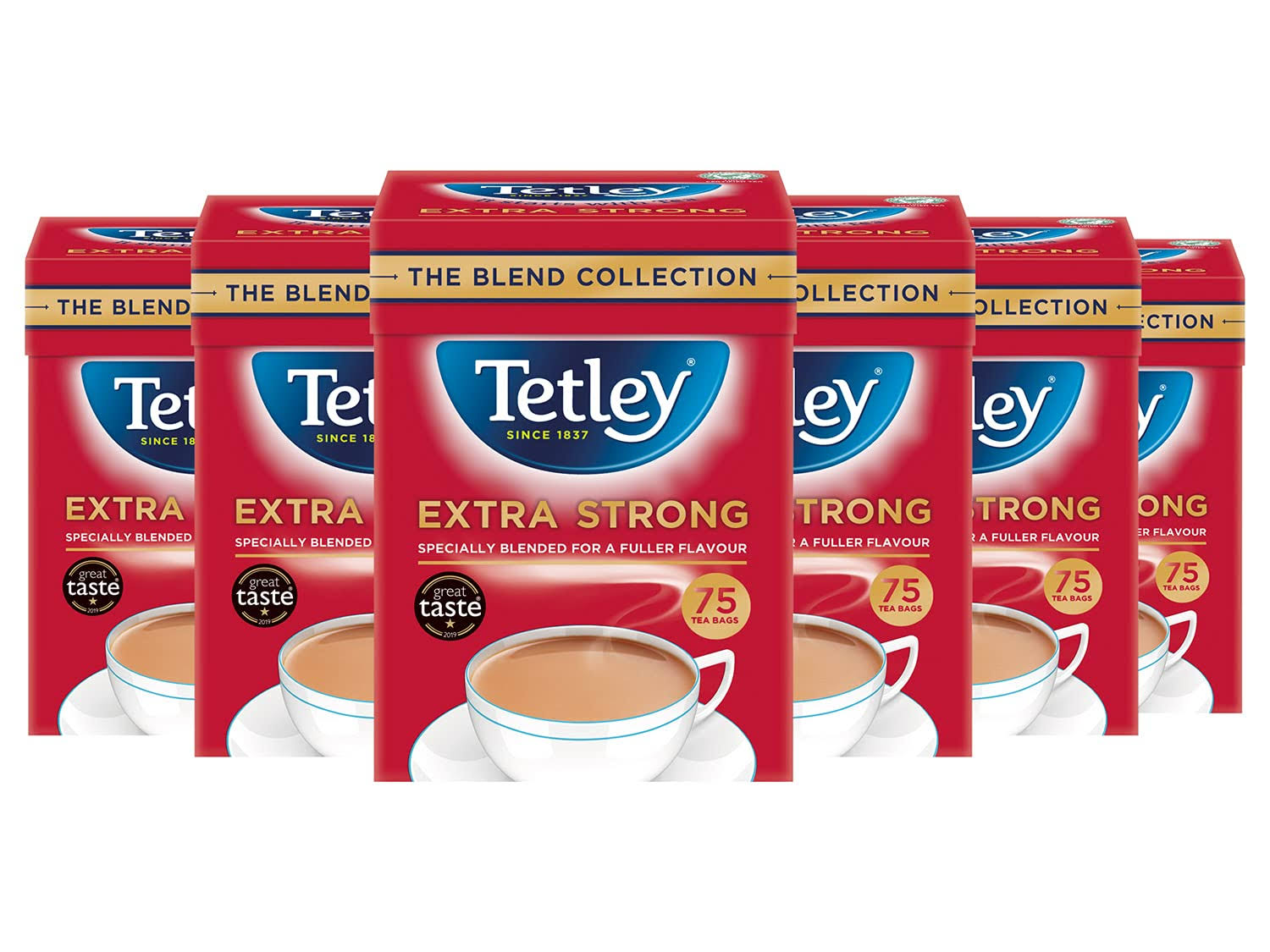 Tetley Extra Strong Tea Bags - 75 Tea Bags