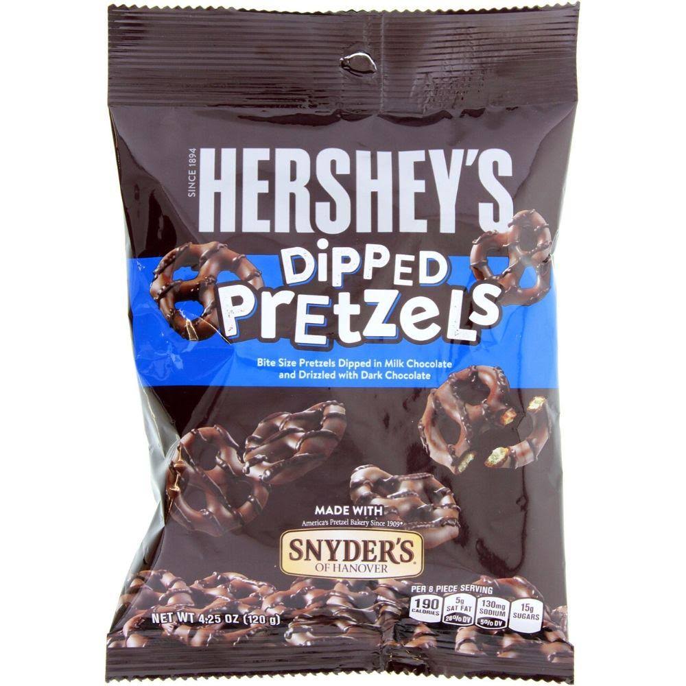 Hershey's Milk Chocolate Dipped Pretzels - 4.25oz
