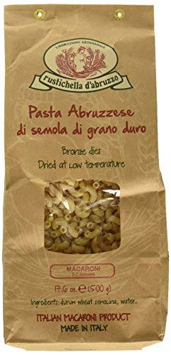 Rustichella D' Abruzzo Macaroni Durum Wheat in Brown Paper Bag, 1.1 Po