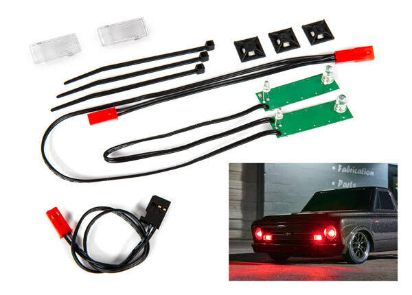 Traxxas 1/10 Red Front Complete Led Set