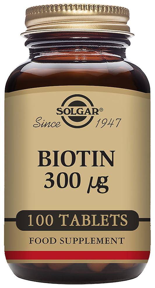 Solgar Biotin 300 MCG - 100 Tablets