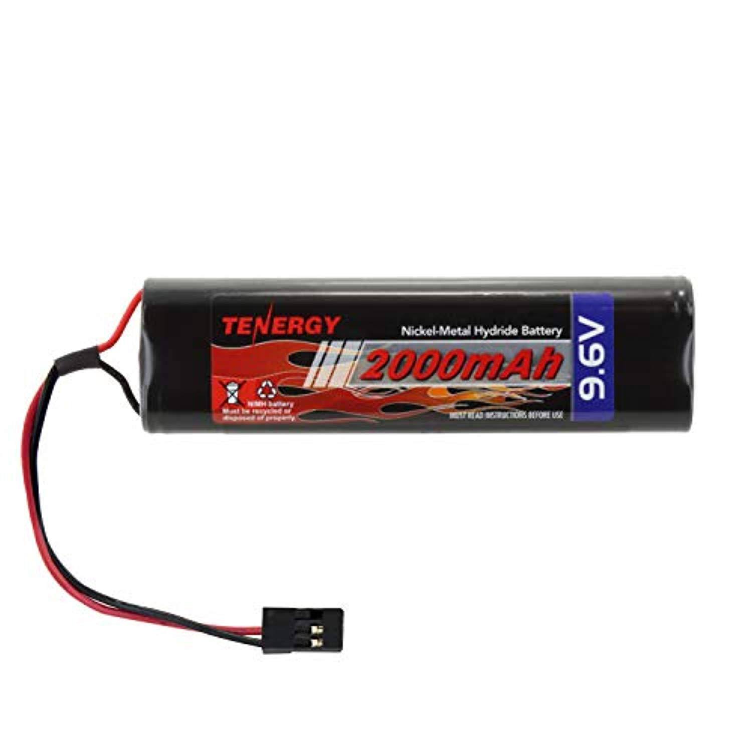 Tenergy NiMH Receiver Battery Pack with Hitec Connectors 9.6V 2000mAh