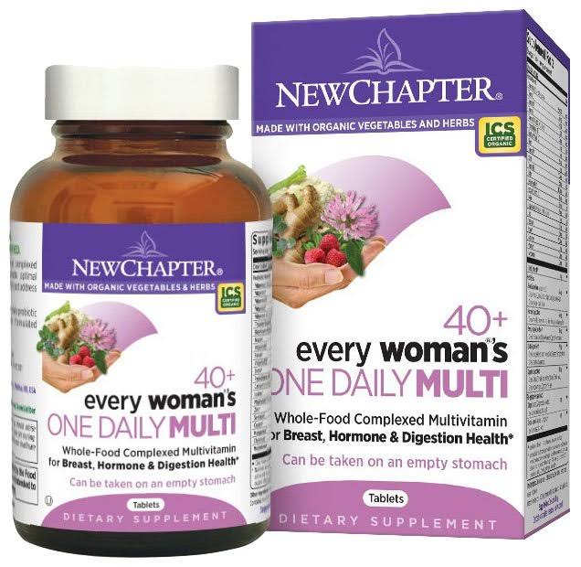 New Chapter Every Woman's One Daily 40+ Multivitamin Tablets - x24