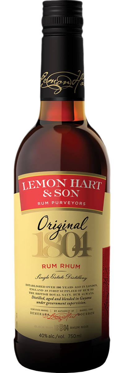 Lemon Hart 1804 Original Rum 750ml