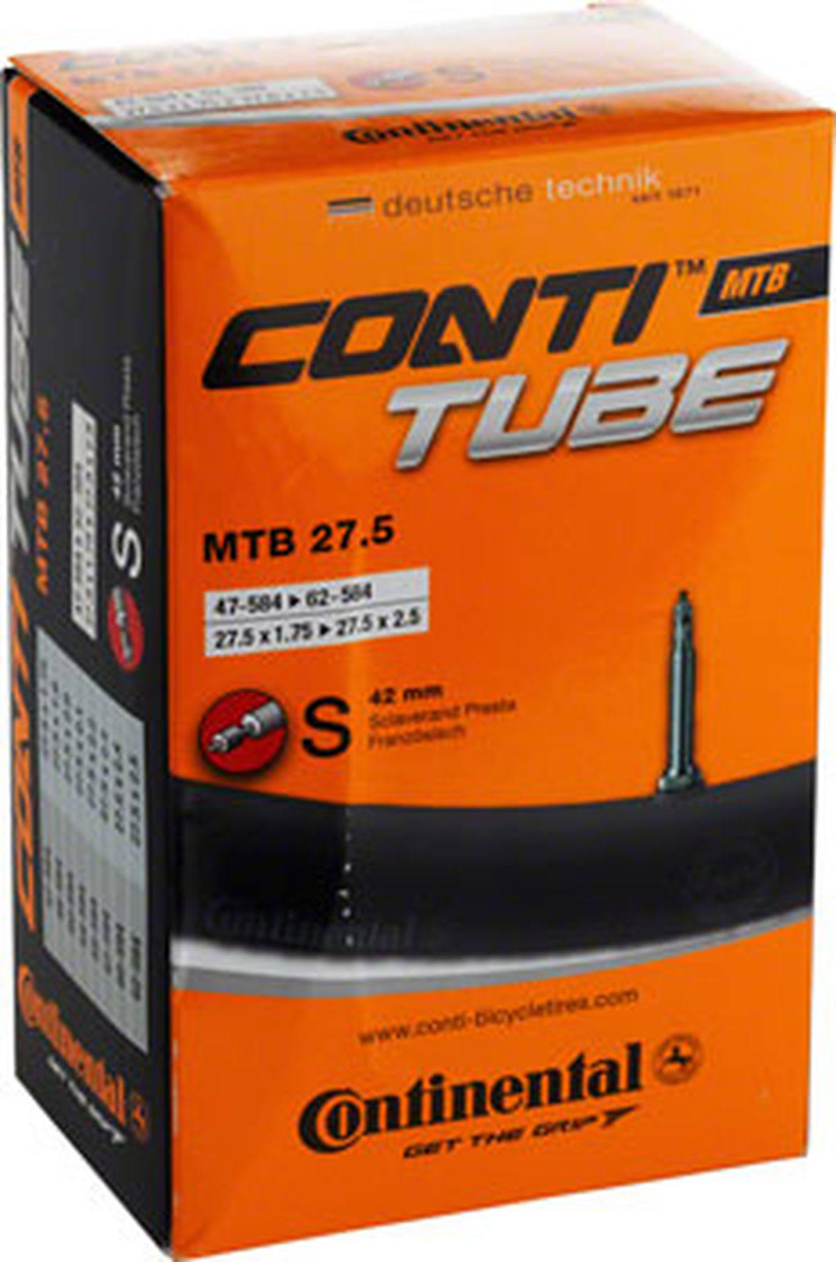 Continental 27.5 x 1.75-2.5 Presta Valve Tube