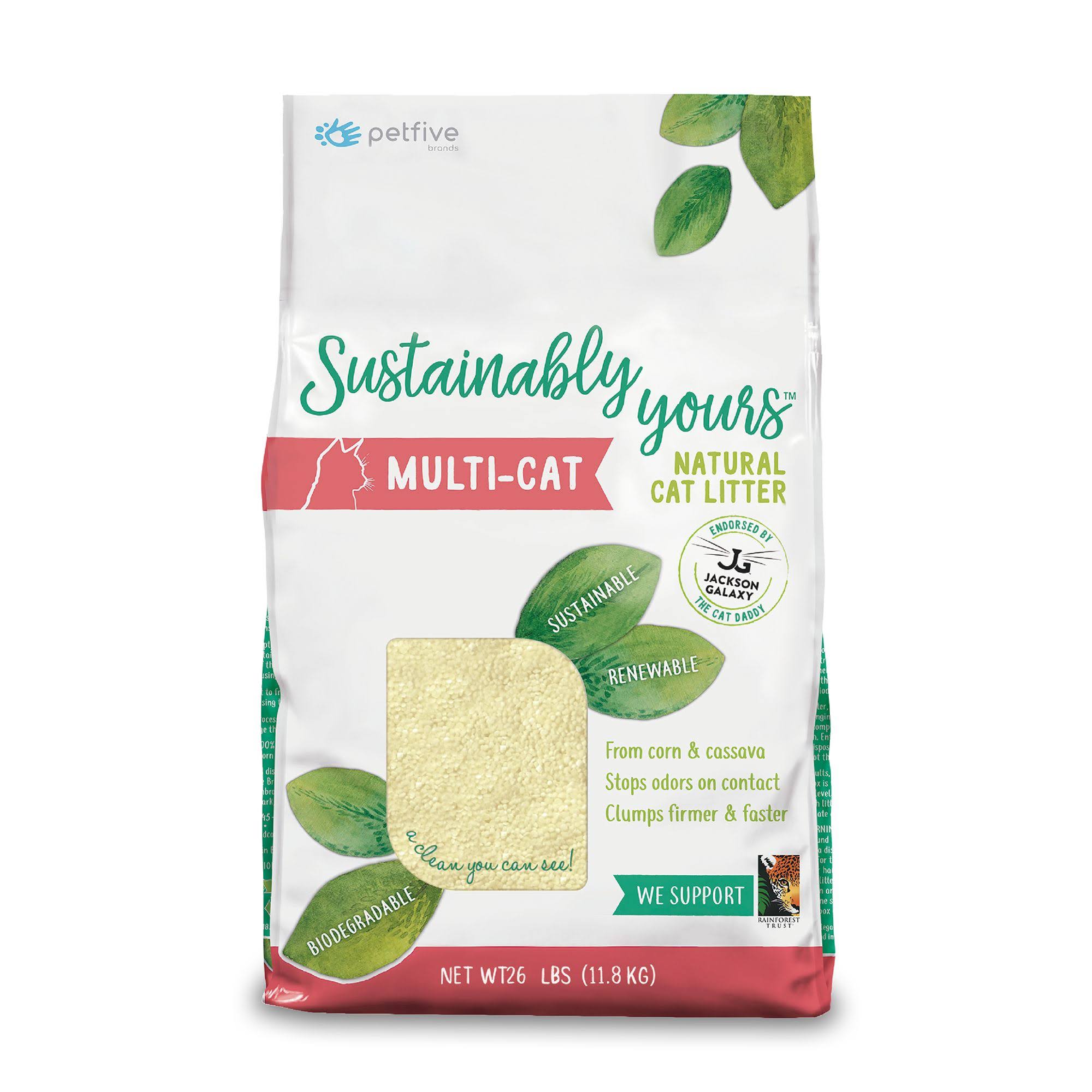Sustainably Yours Multi-cat Litter - 26lbs