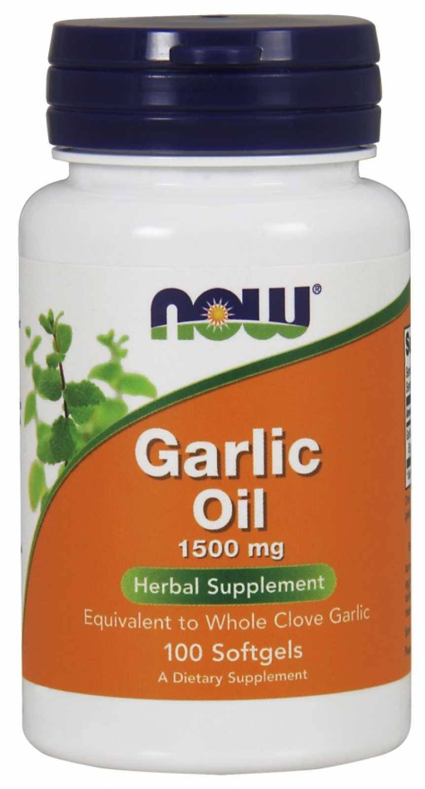 Now Foods 1500mg Garlic Oil - 100 Softgels