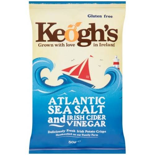 Keogh's Atlantic Sea Salt and Irish Cider Vinegar Potato Chips - 50g