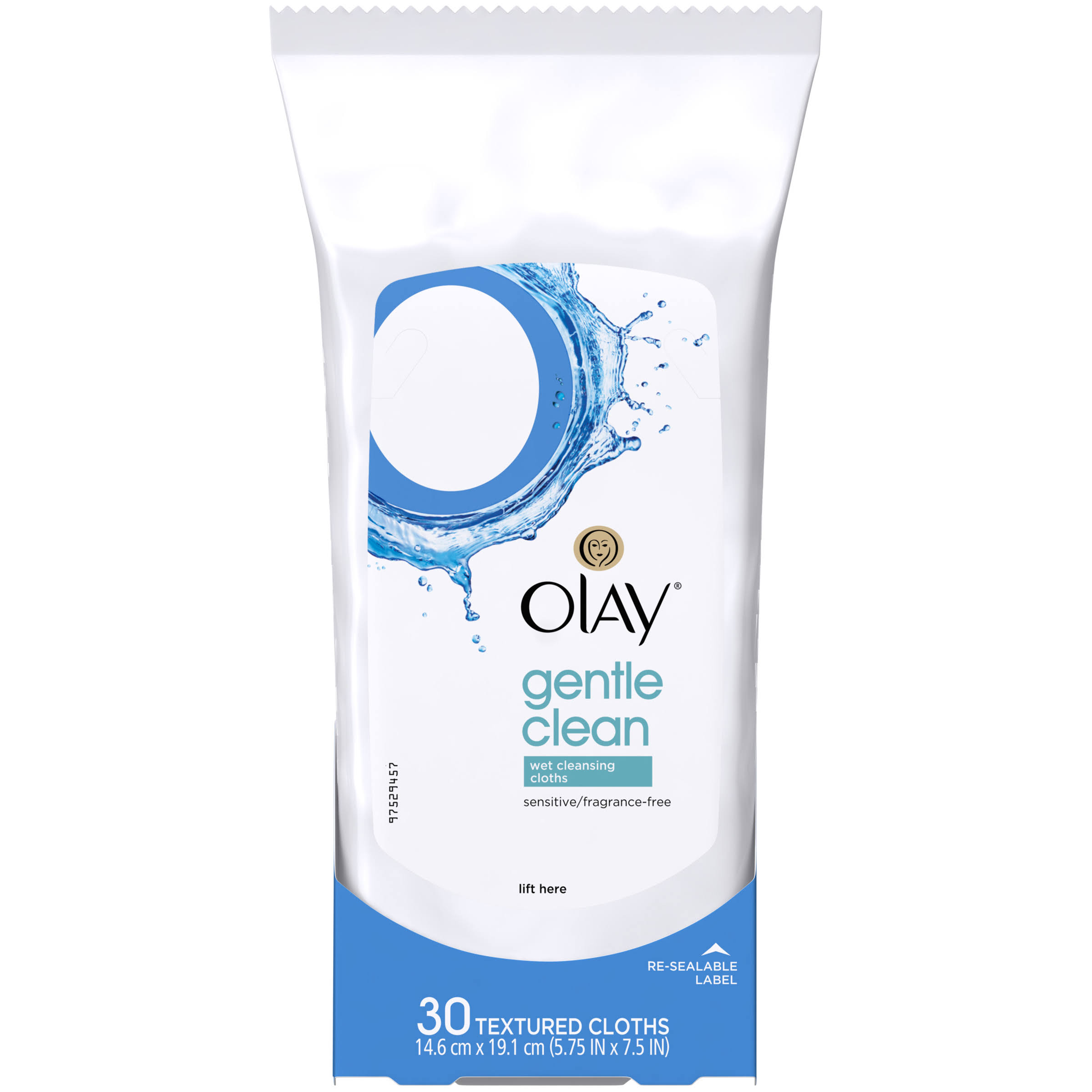 Olay Gentle Clean Wet Cleansing Cloths - 30pk