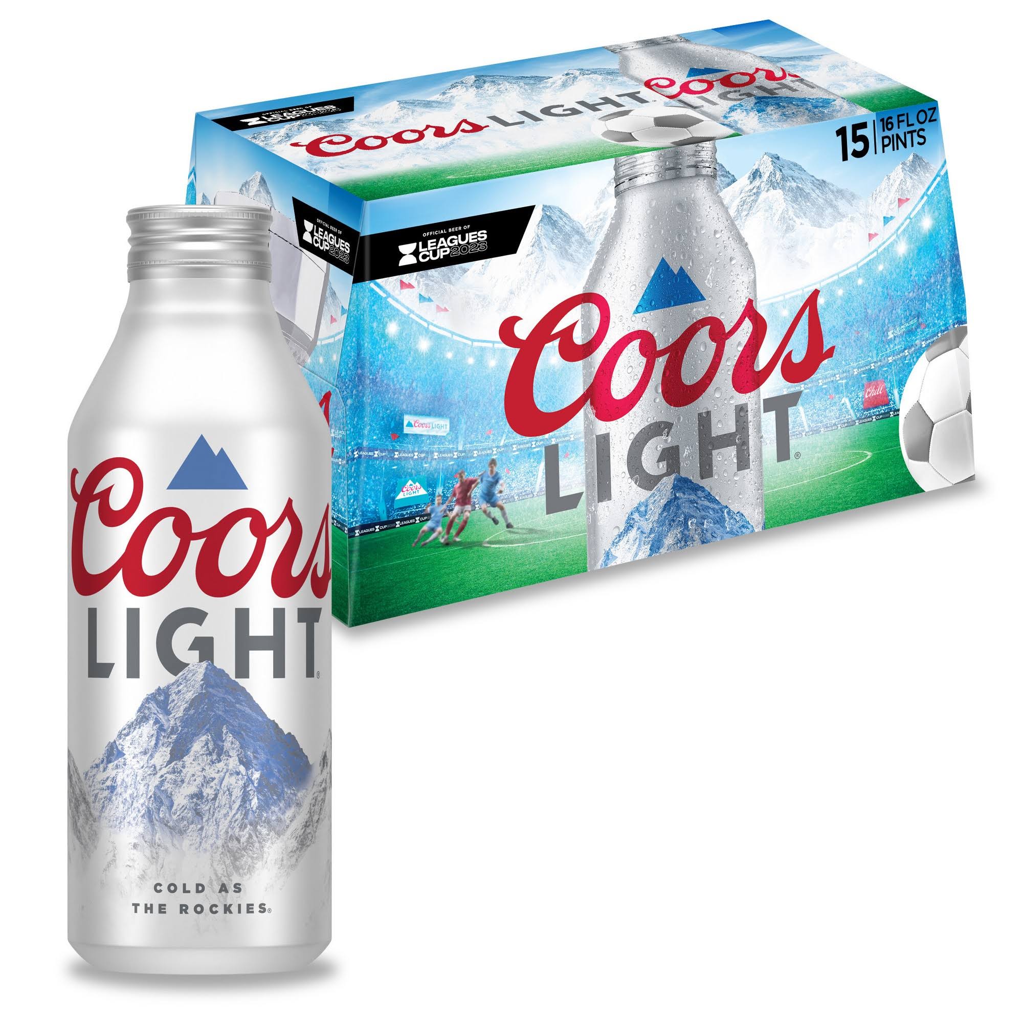 Coors Light Beer - 16 fl oz, x15