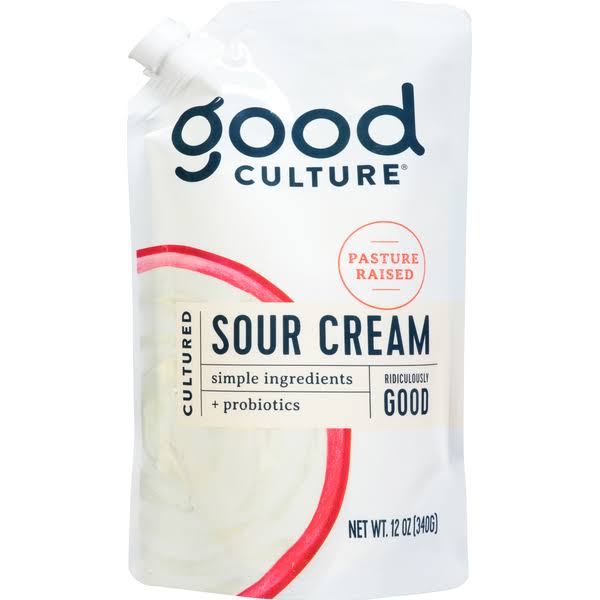 Good Culture Sour Cream, Cultured - 12 oz