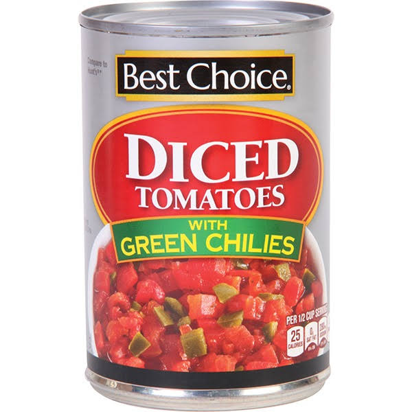 Best Choice Diced Tomatoes with Green Chilies