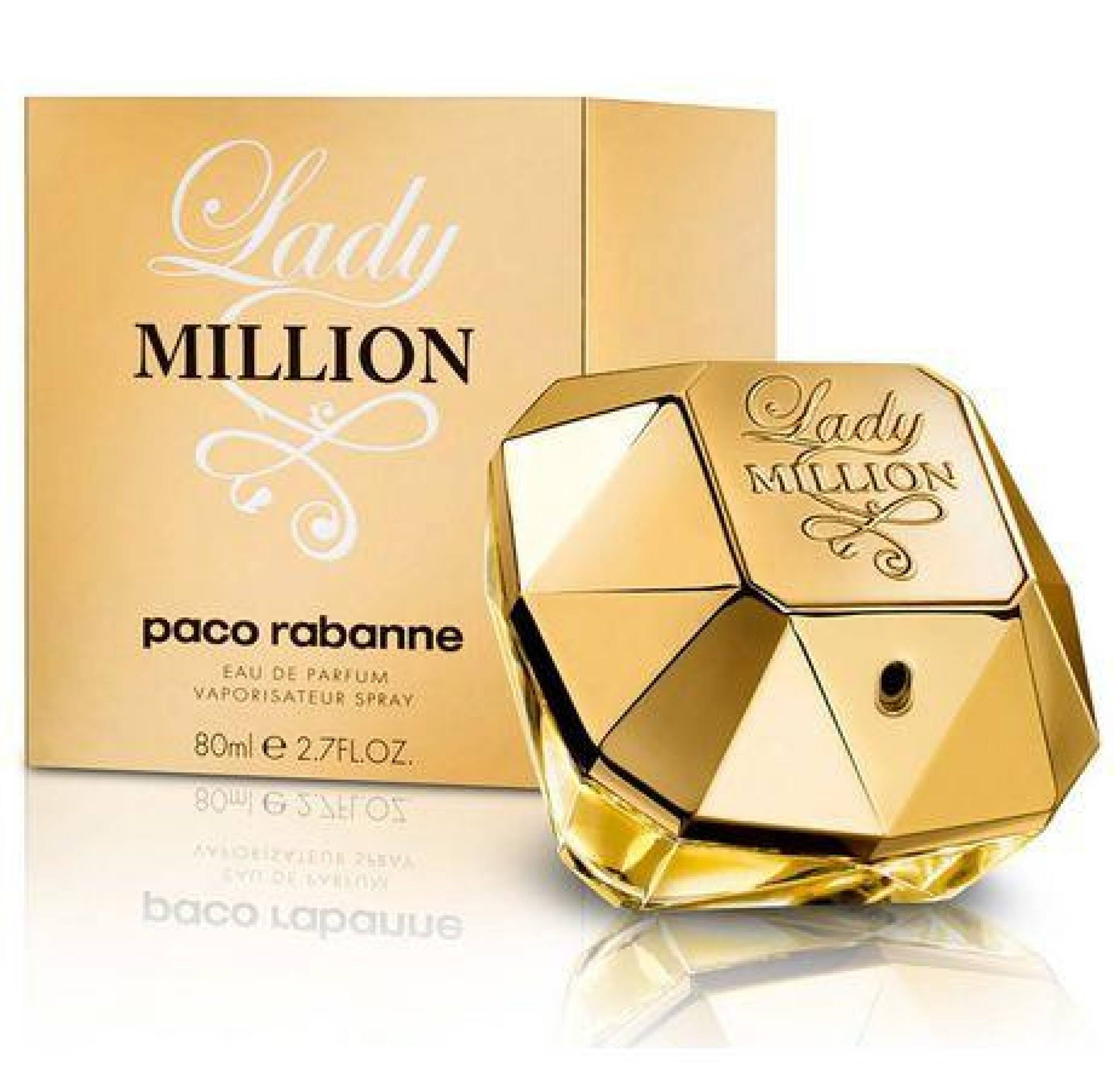 Lady Million by Paco Rabanne Eau De Parfum Spray for Women