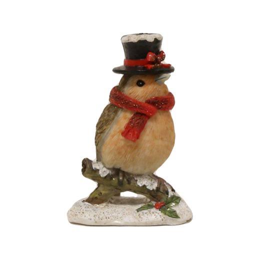 Straits Robin Decoration with Top Hat from gardenstore