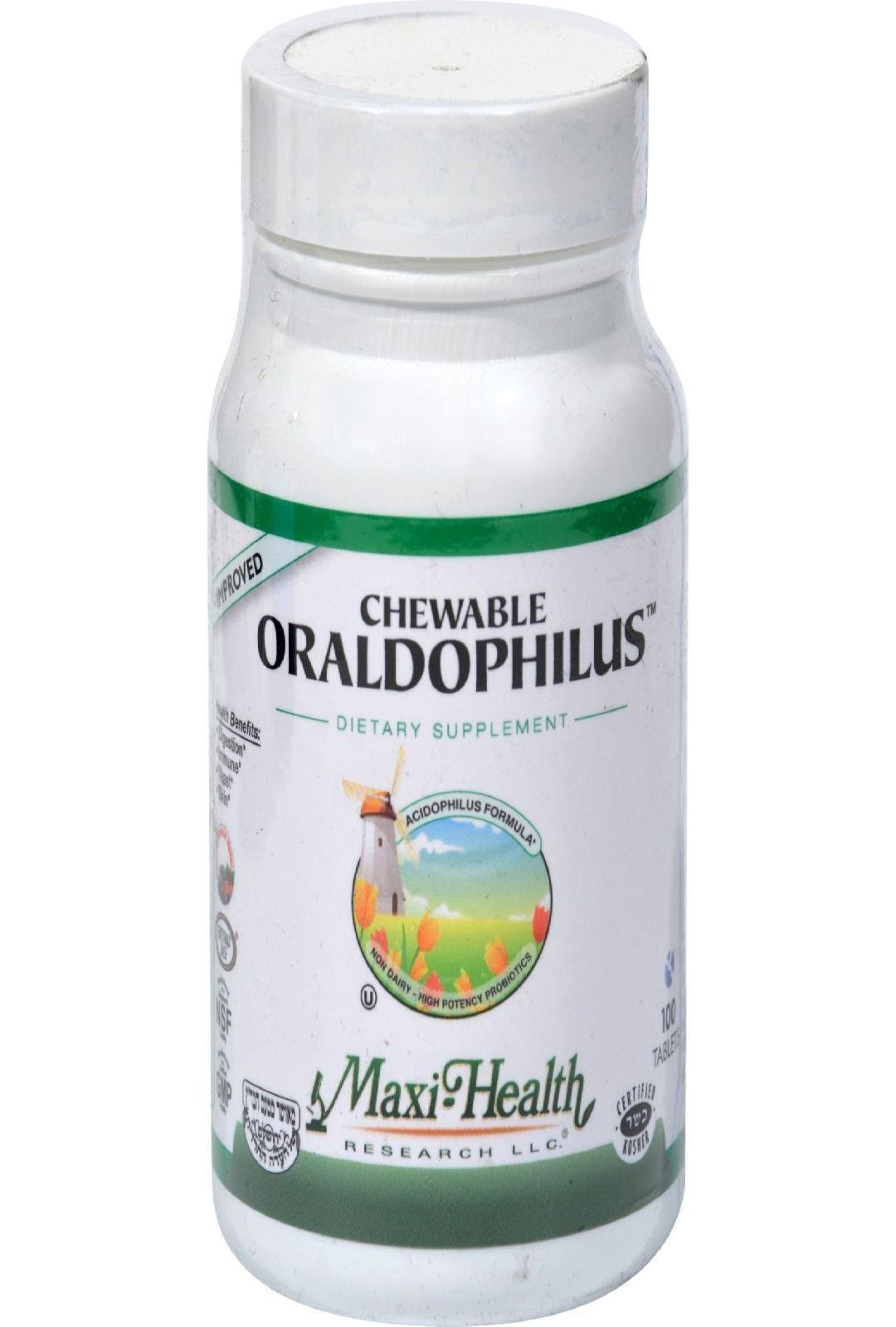 Maxi Health Research Oraldophilus Chewable Tablets - 100ct