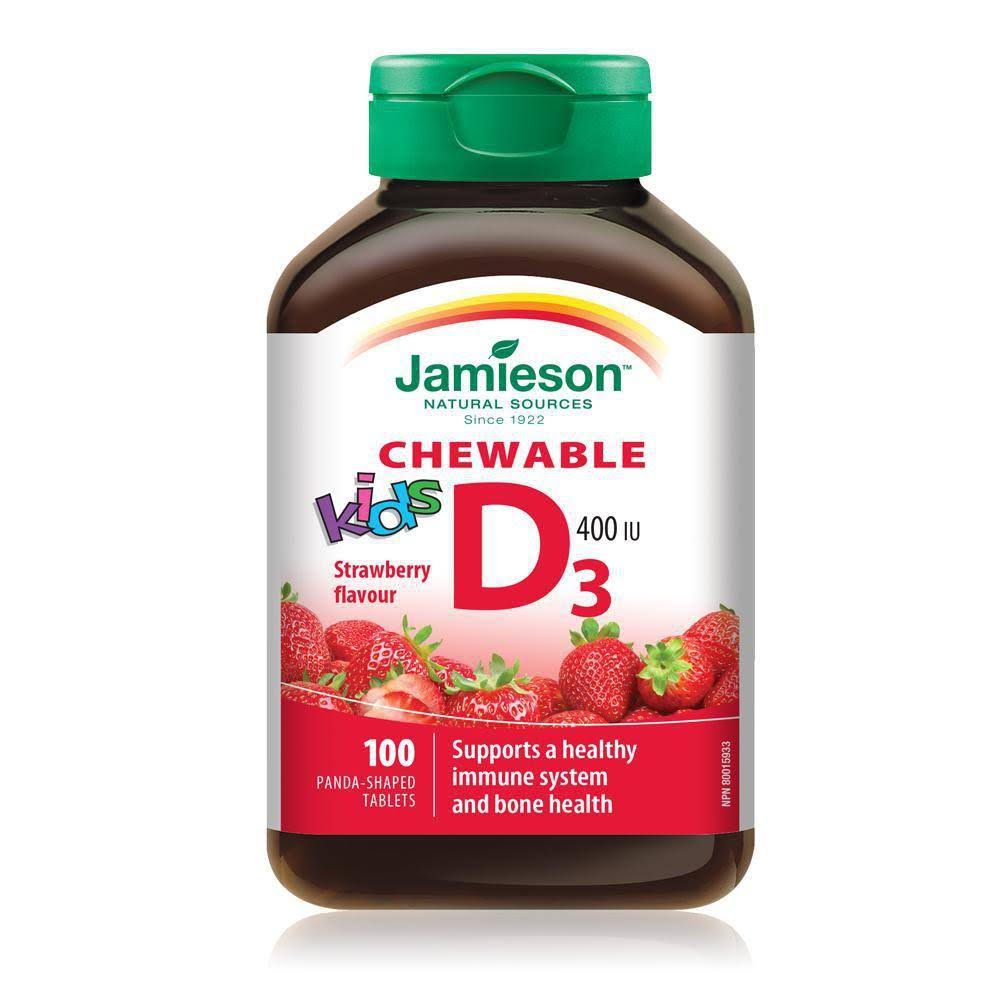Jamieson Kids D 400 Iu Chewable Vitamins - 100ct