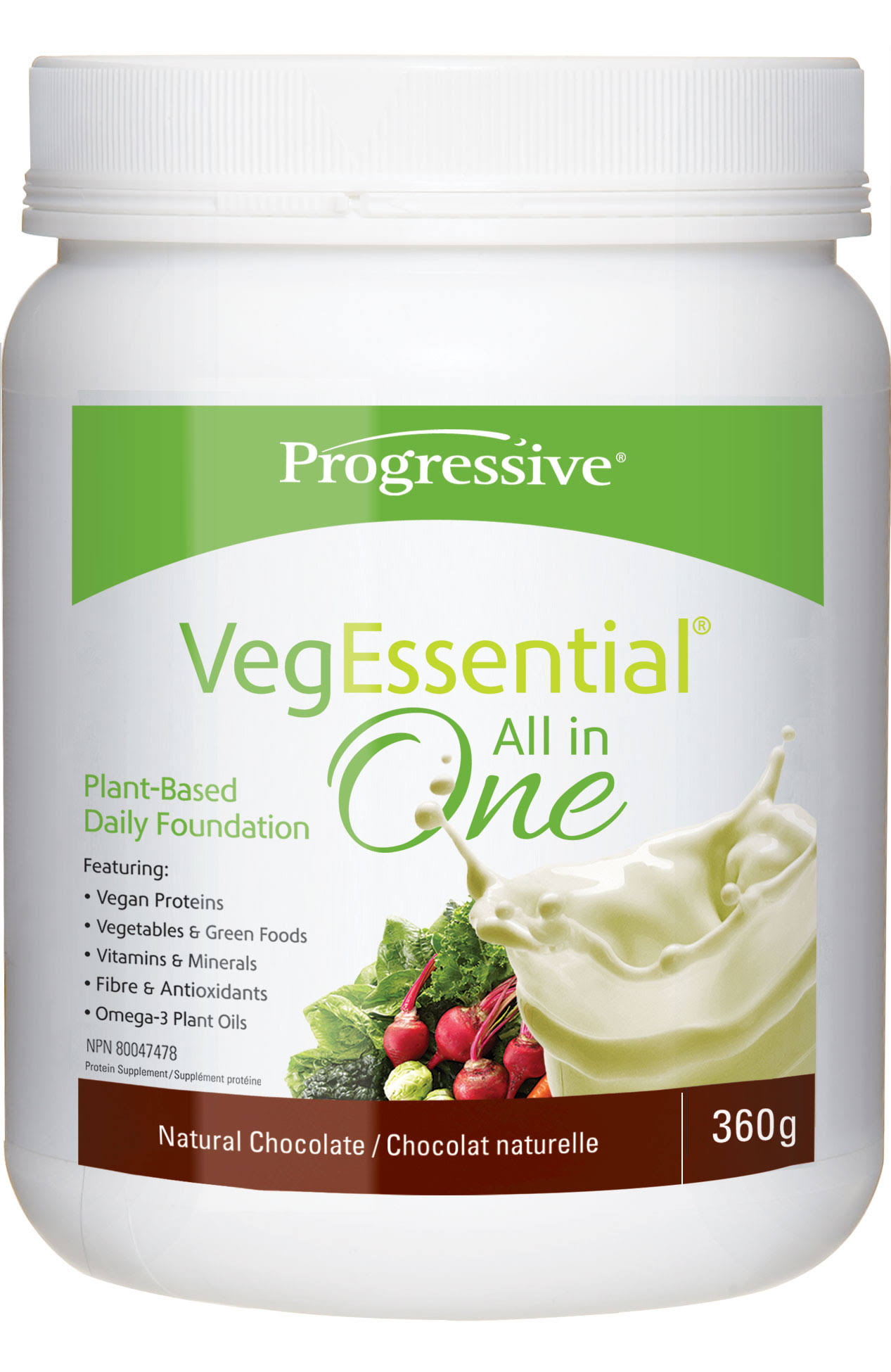 Progressive Veg Essential All In One Supplement - Chocolate, 360g