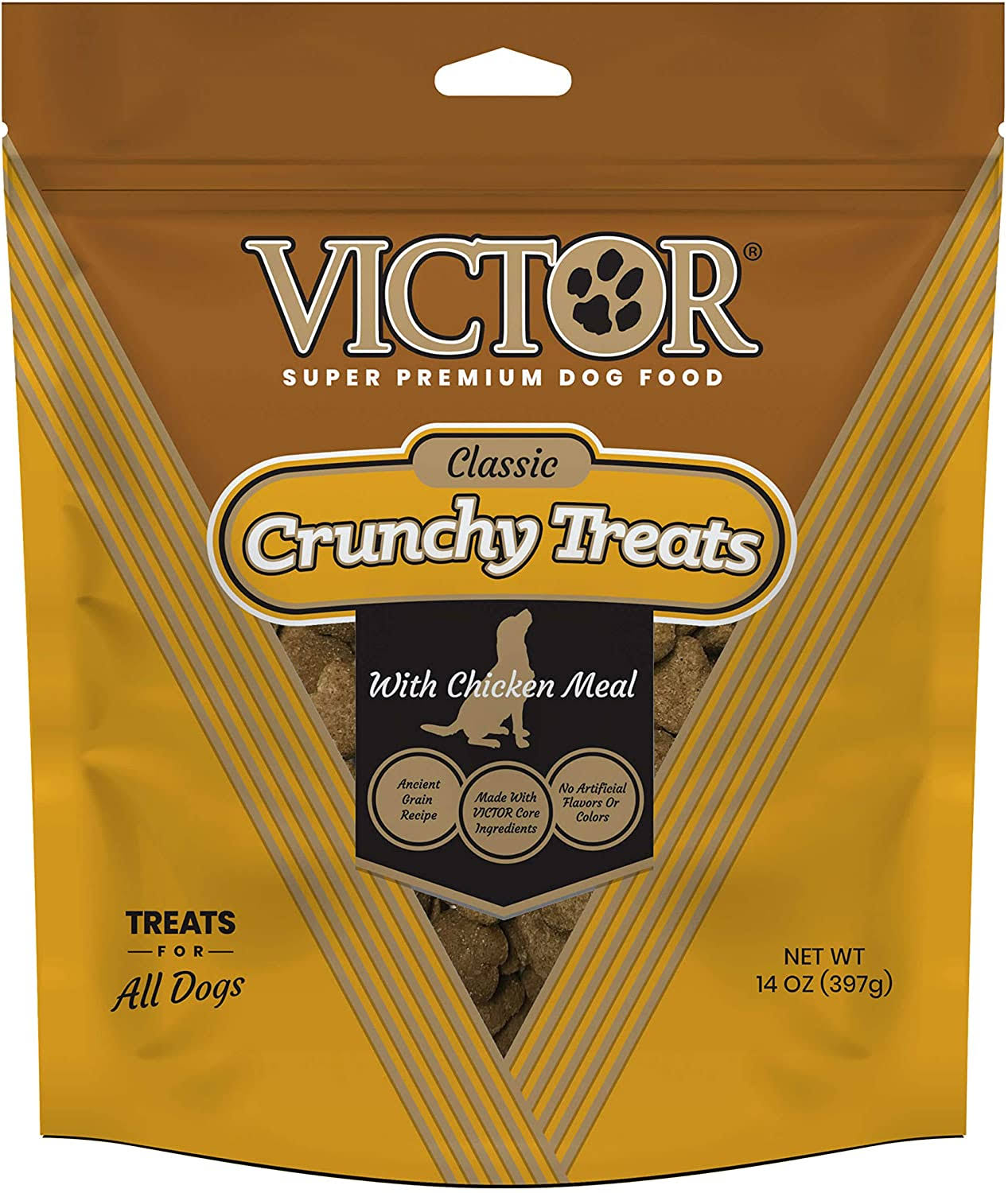 Victor Crunchy Dog Treats with Chicken Meal - 14 oz