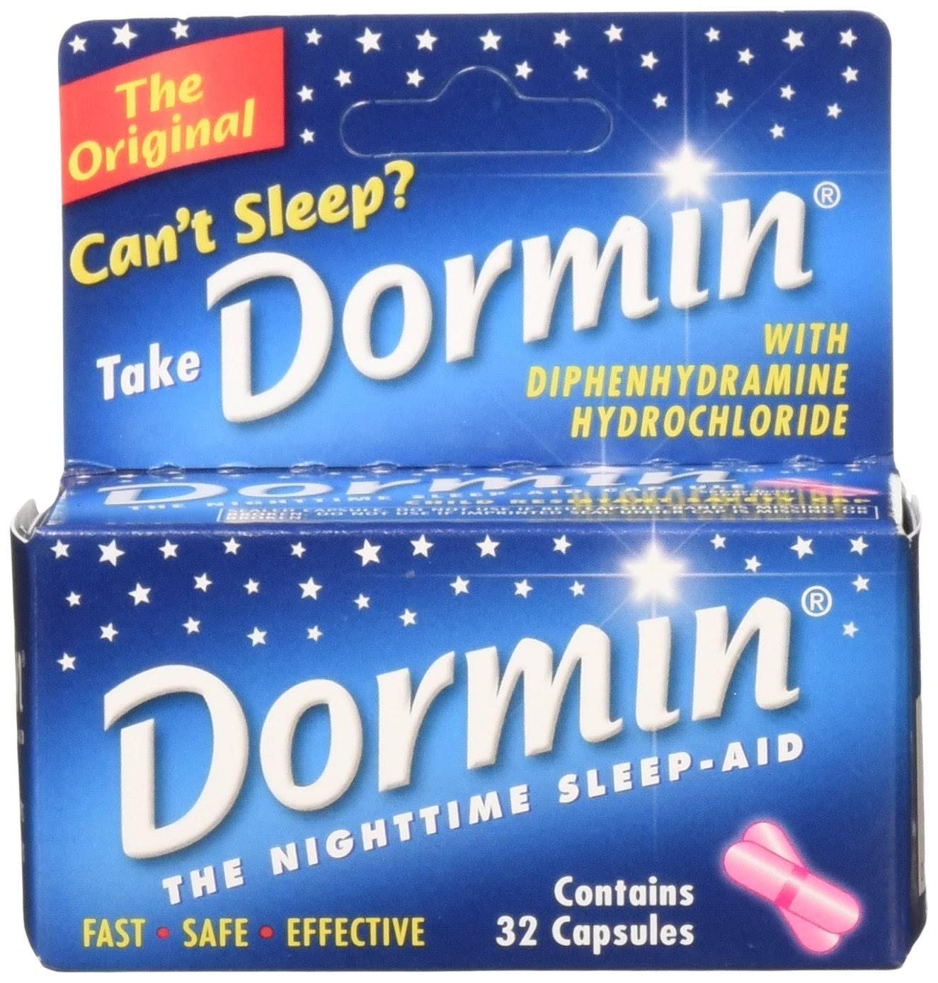 Dormin The Nighttime Sleep-Aid Capsules - 32ct