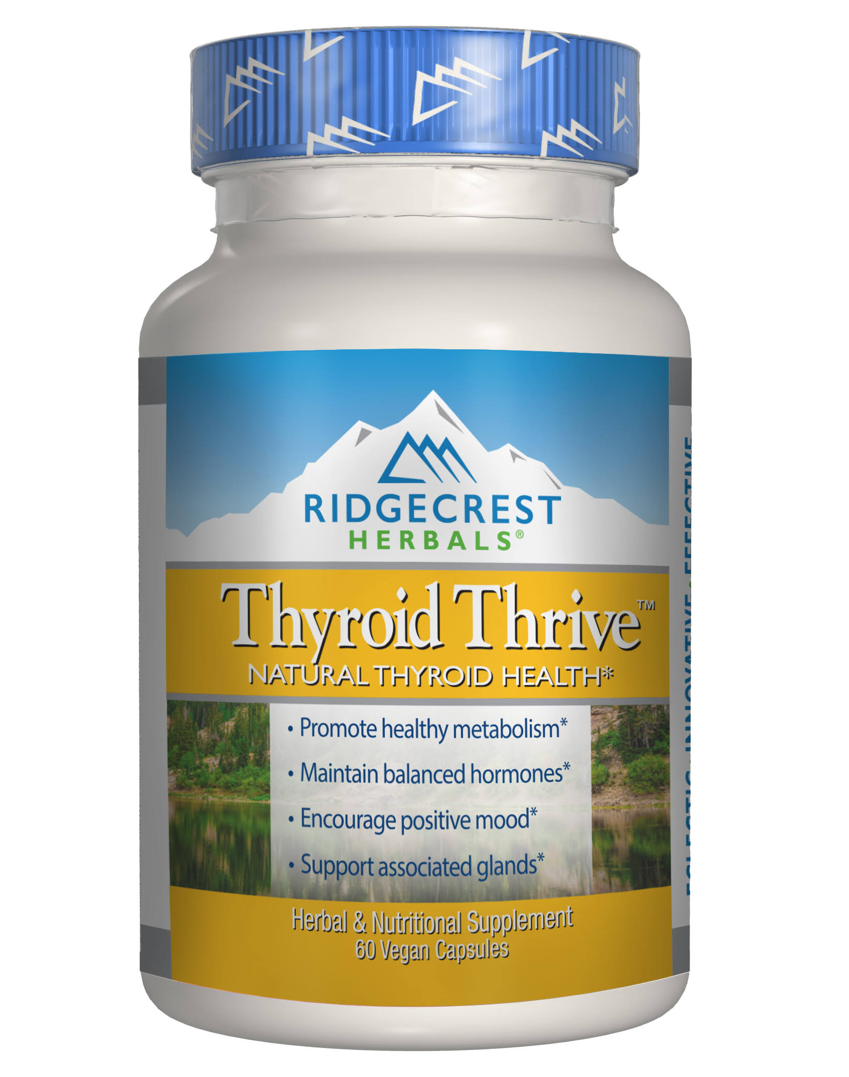 Ridgecrest Herbals Thyroid Thrive Vegetarian Capsules - x60
