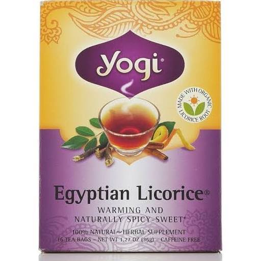 Organic Yogi Tea - Eqyptian Licorice, 16 Tea Bags