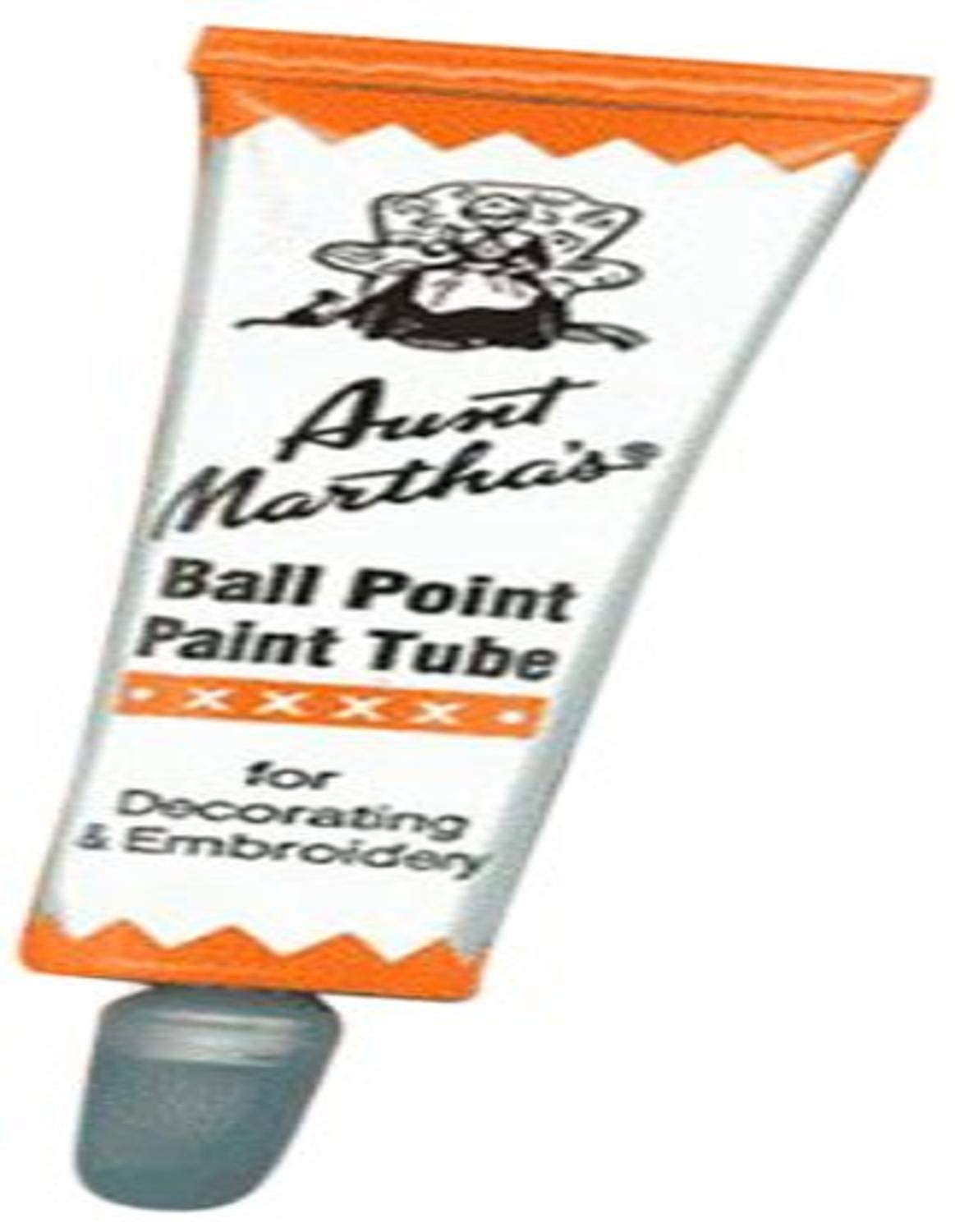 Aunt Martha's Ballpoint Paint Tube - Orange, 1oz