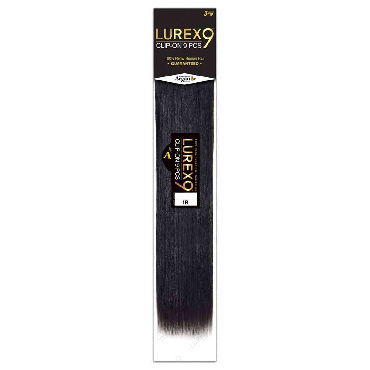Zury Sis 100% Remy Human Hair Weave Lurex Clip on 9 Pcs 10-22 inch