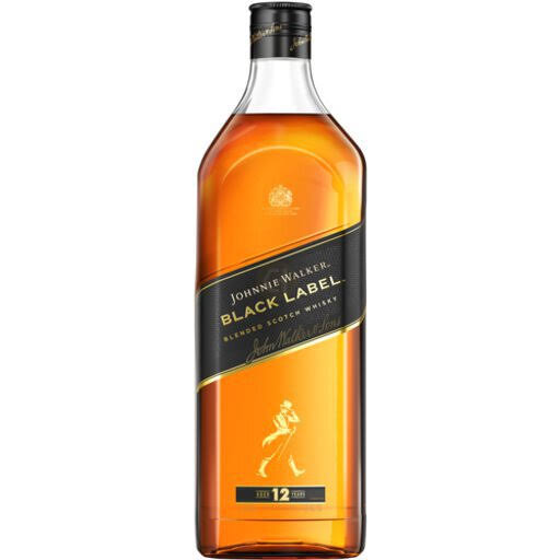 Johnnie Walker Scotch Black Label, 12 Year - 50 ml bottle