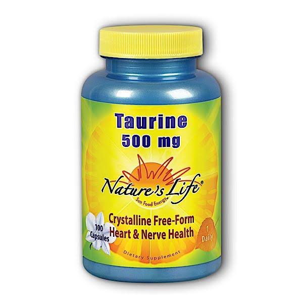 Nature's Life Taurine Supplement - 500mg, 100ct