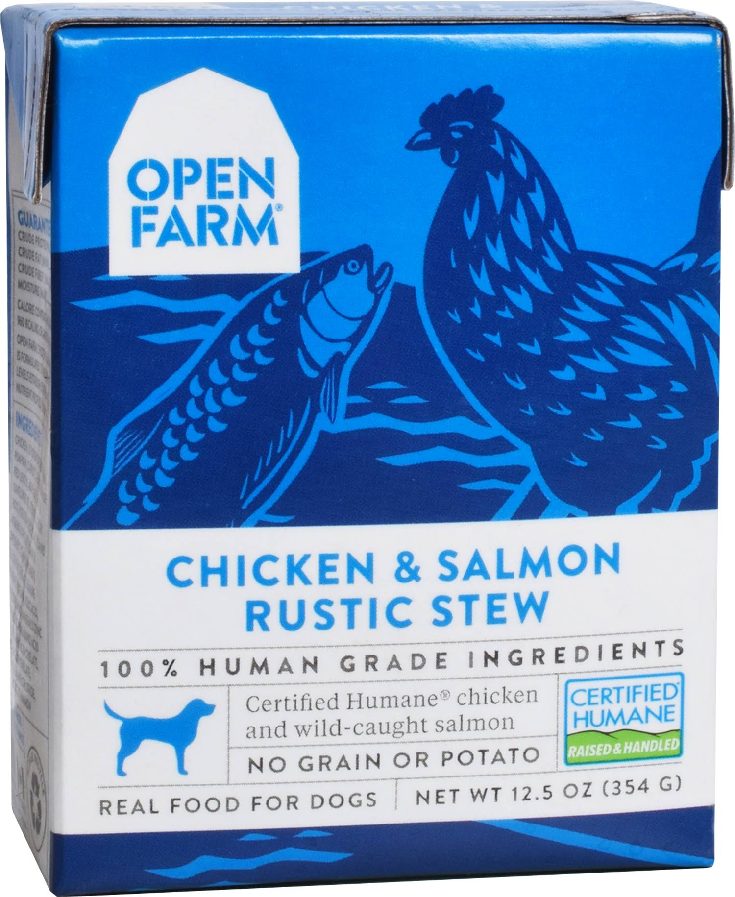 Open Farm Chicken and Salmon Rustic Stew Wet Dog Food 354g