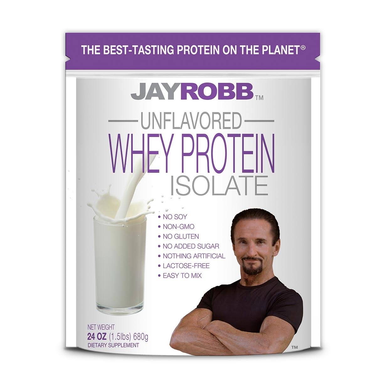 Jay Robb Whey Protein Isolate Supplement - 24oz