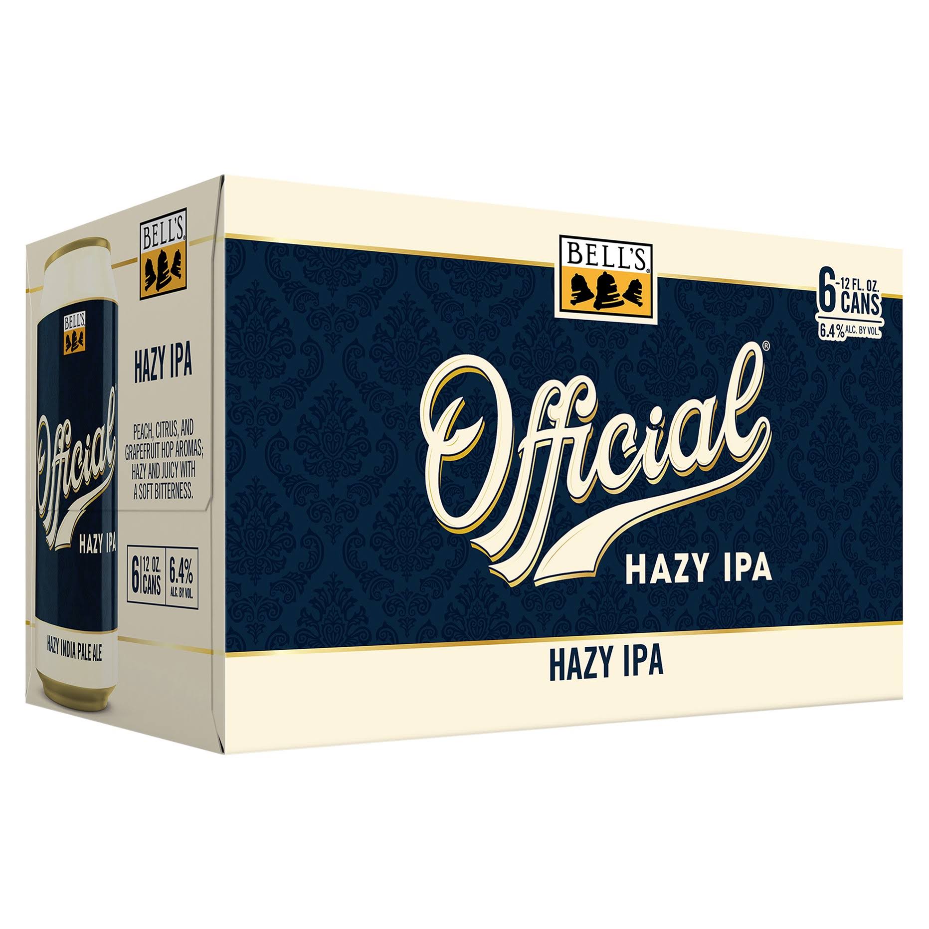 Bell's Beer, Hazy IPA, Official - 6 pack, 12 fl oz cans