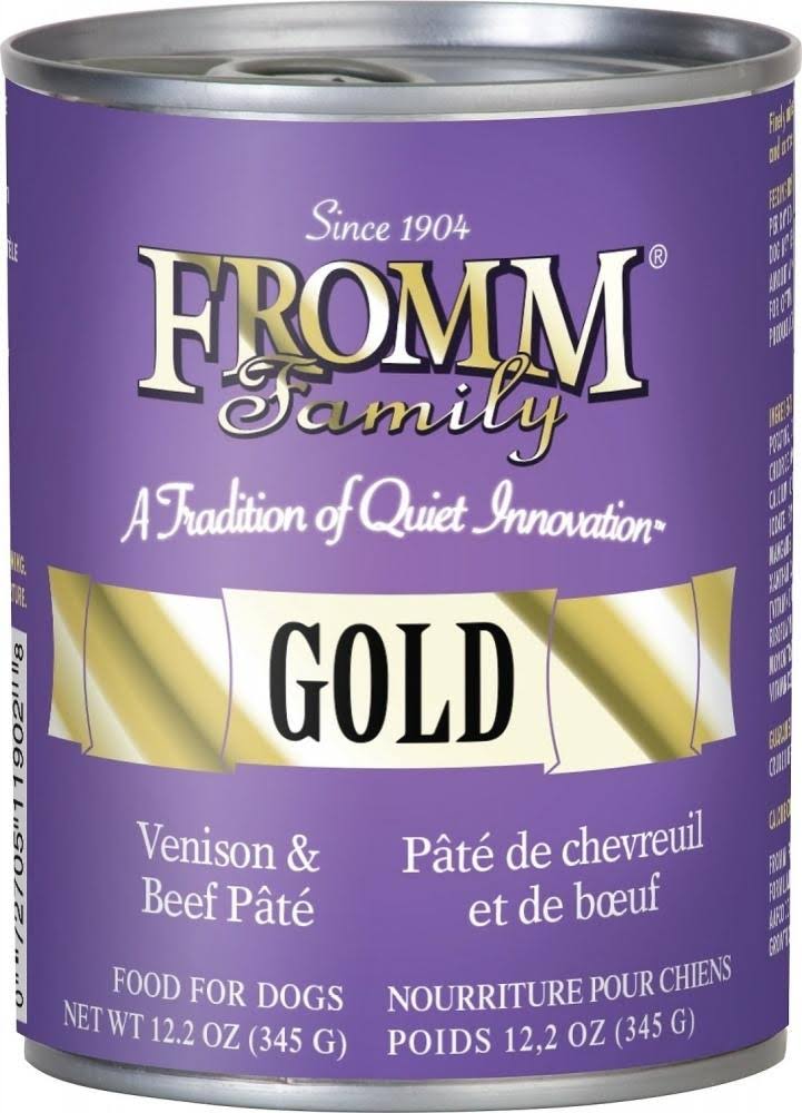Fromm Gold Venison and Beef Pate Canned Dog Food