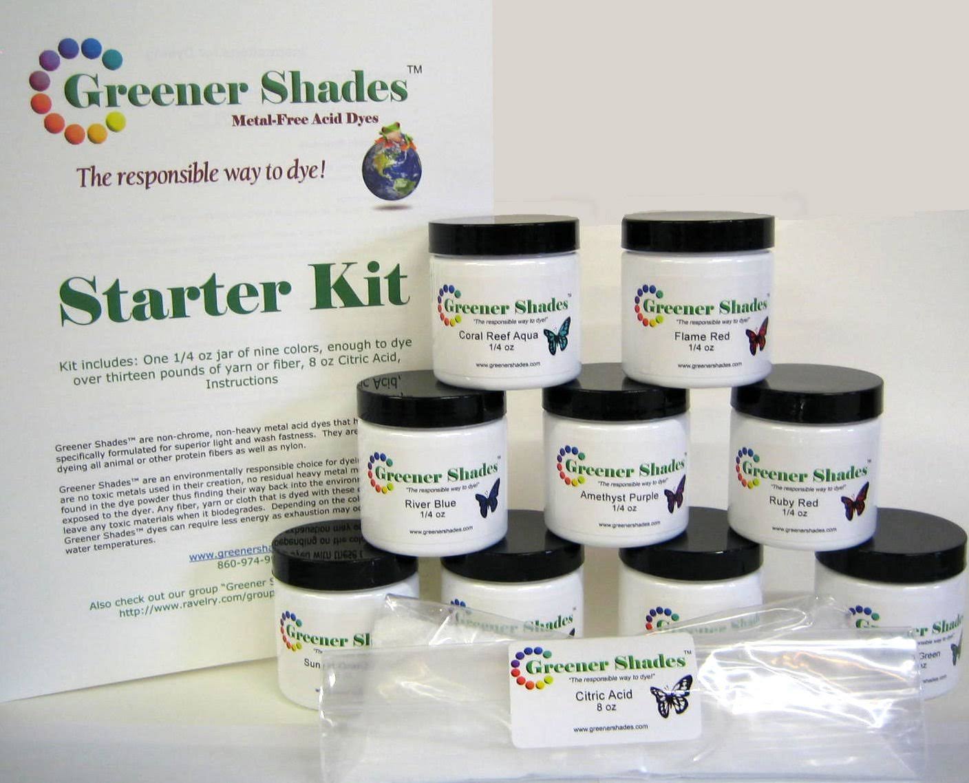 Greener Shades Beginner Yarn Dyeing Kit