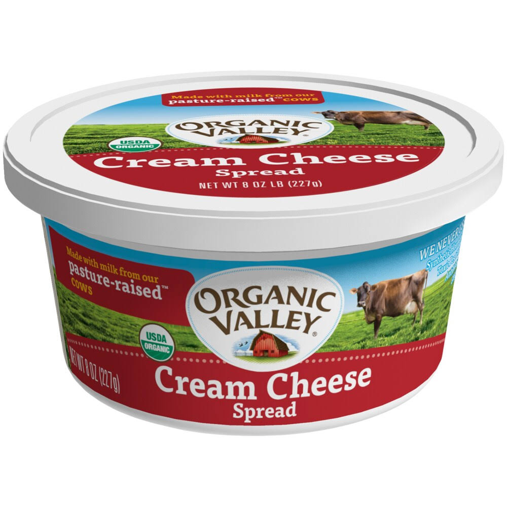 Organic Valley: Organic Cream Cheese Spread, 8 oz
