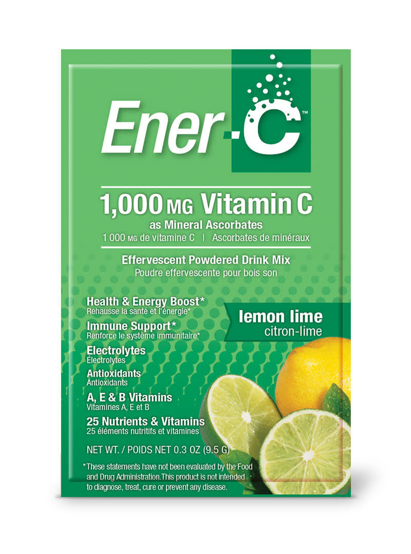 Ener-C Effervescent Vitamin C - Lemon Lime, x30