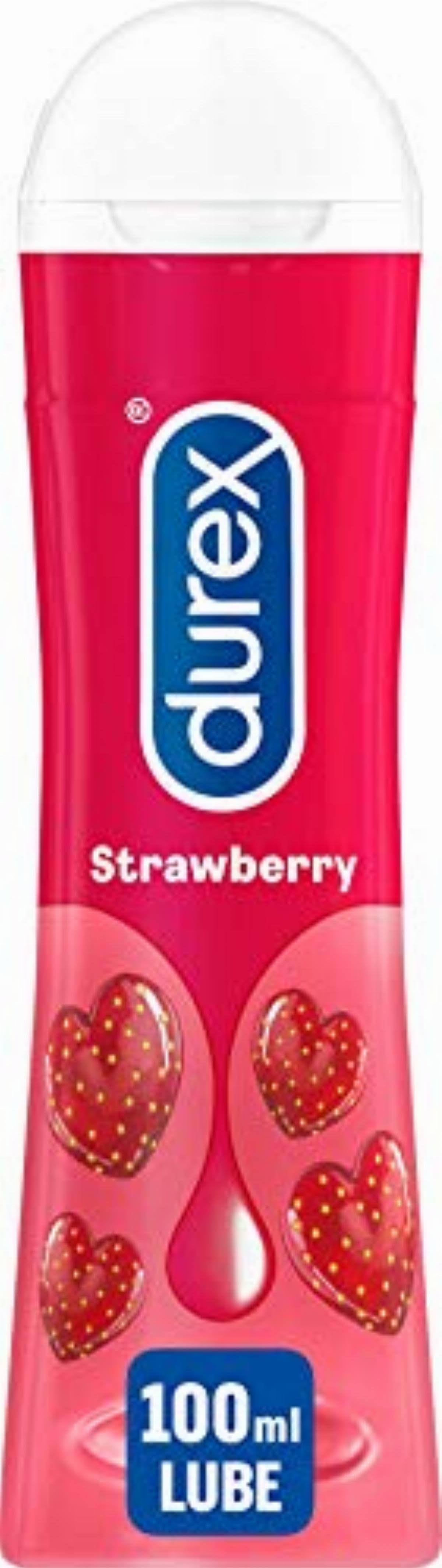 Durex Strawberry Lube Intimate Gel, Water Based, 100 ml