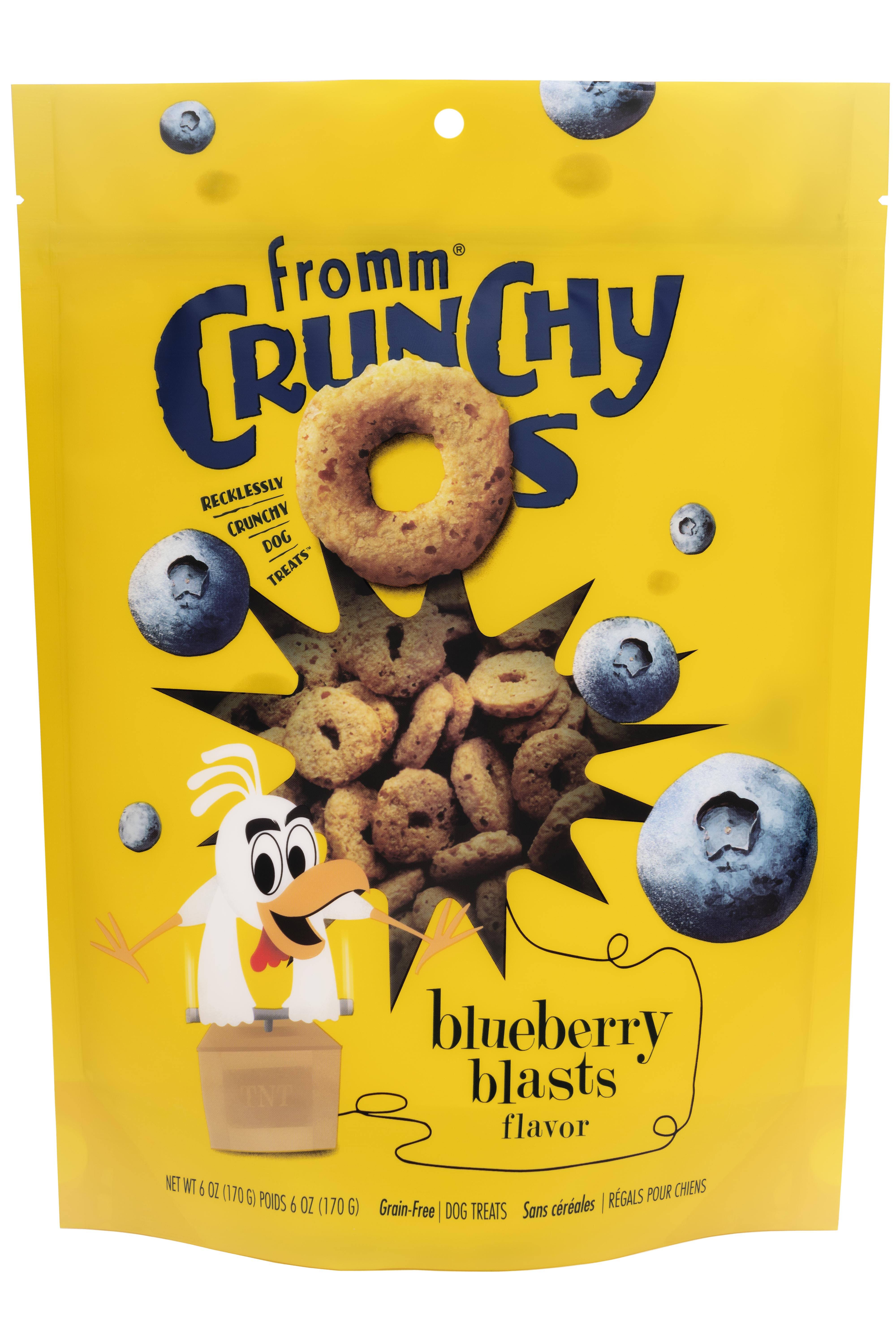 Fromm Crunchy O's Blueberry Blasts Flavor Dog Treats 26 oz