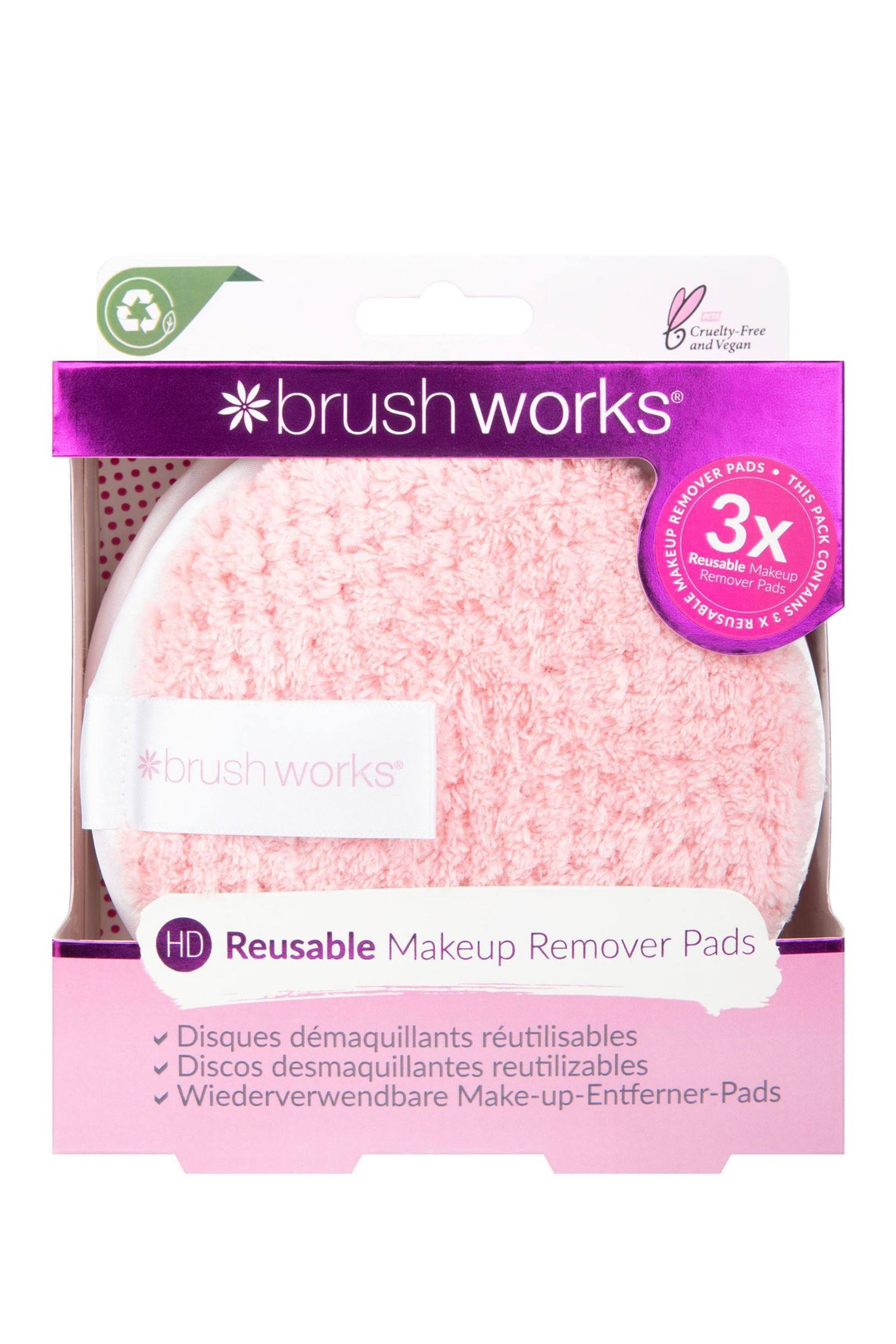 Brushworks HD Reusable Makeup Remover Pads Pack of 3