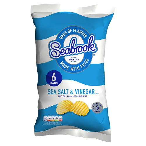 Seabrook Sea Salt & Vinegar 6 Pack Delivered to Australia