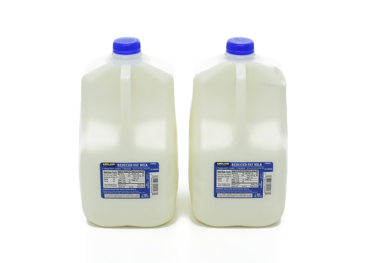 Kirkland 2% Reduced Fat Milk - 2 pack, 1 gal each