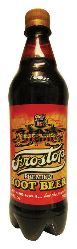 Frostop 9469495 24 oz Root Beer Soda Bottle, Assorted - Pack of 24