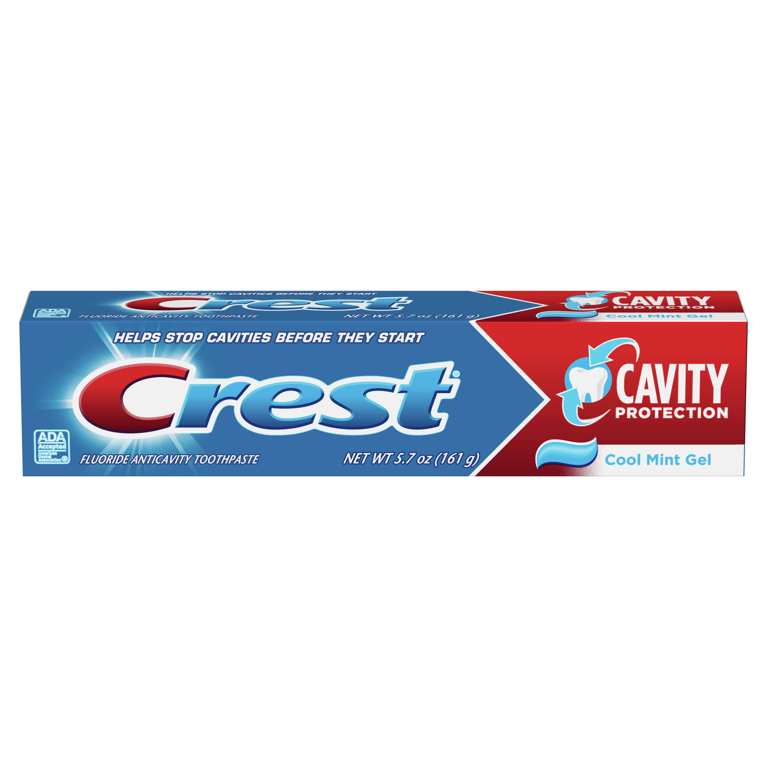 Crest Cavity Protection Toothpaste Gel Cool Mint 5.7 Oz