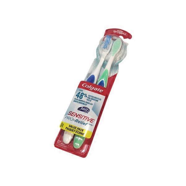 Colgate 360 Sensitive Pro Relief Toothbrush - Pack of 2