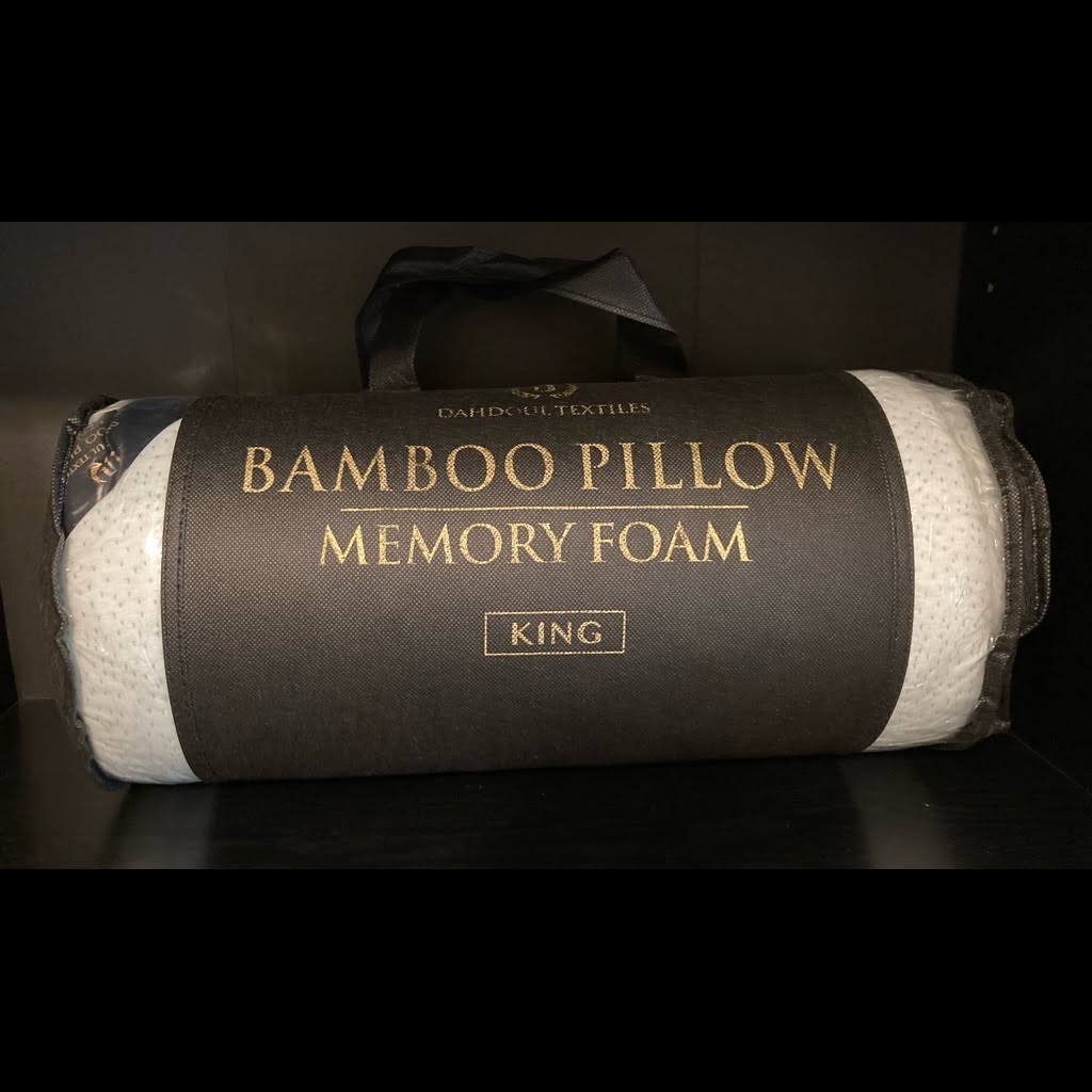 Dahdoul Textiles Bamboo Memory Foam Pillow King